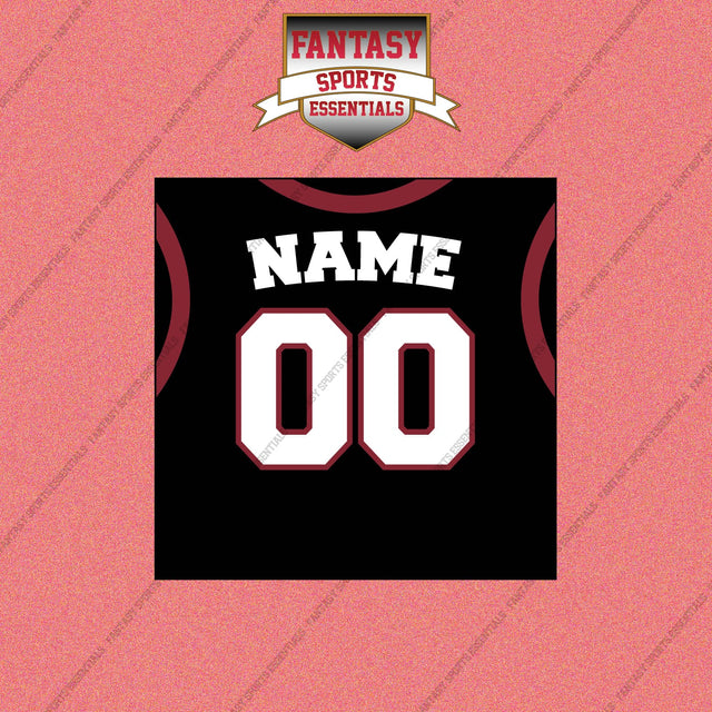 Miami Heat Personalized Current Home Jersey Wall Art Prints