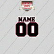 Miami Heat Personalized Current Name and Number Glossy Stickers