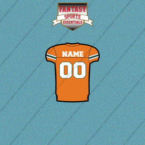 Miami Hurricanes Football Personalized Home Jersey Car Decals