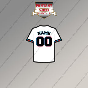 Miami Marlins Personalized Current Home Jersey Magnets