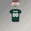 Michigan State Spartans Football Personalized Current Home Jersey Magnets