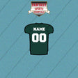 Michigan State Spartans Football Personalized Home Jersey Car Decals