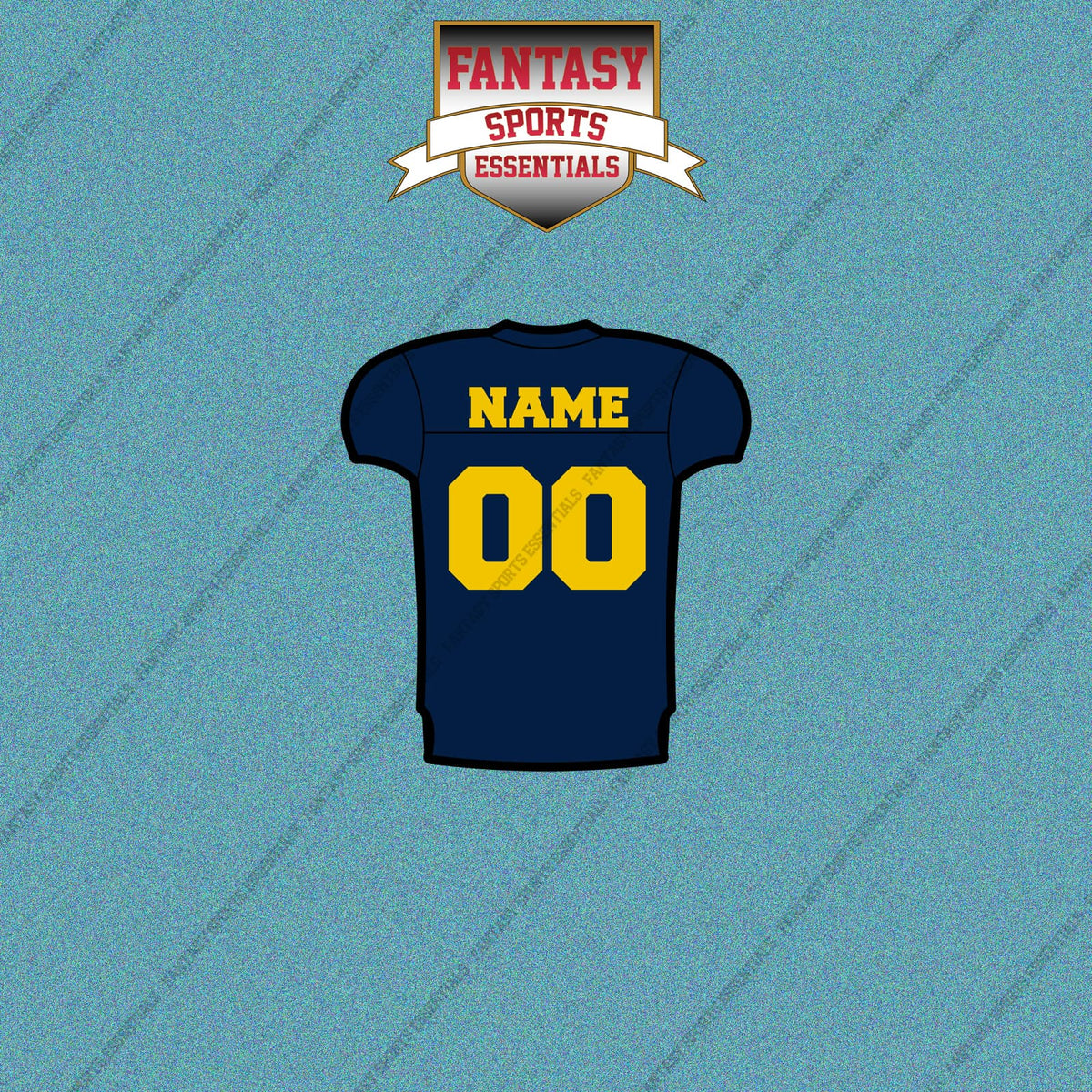 Michigan Wolverines Football Personalized Home Jersey Car Decals