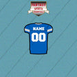Middle Tennessee Blue Raiders Football Personalized Home Jersey Car Decals