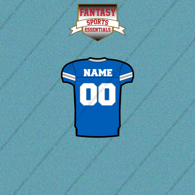 Middle Tennessee Blue Raiders Football Personalized Home Jersey Car Decals