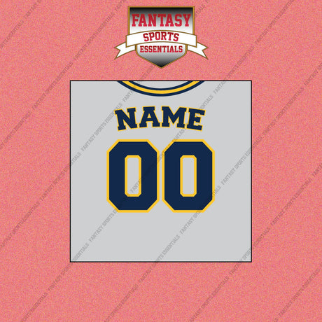 Milwaukee Brewers Personalized Current Away Jersey Wall Art Prints