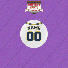 Milwaukee Brewers Personalized Current Home Jersey Buttons