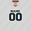 Milwaukee Brewers Personalized Current Name and Number Glossy Stickers