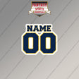 Milwaukee Brewers Personalized Current Name and Number Magnets