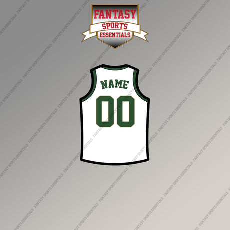 Milwaukee Bucks Personalized Current Away Jersey Magnets