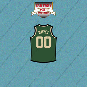 Milwaukee Bucks Personalized Current Home Jersey Car Decals