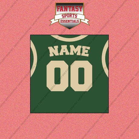 Milwaukee Bucks Personalized Current Home Jersey Wall Art Prints