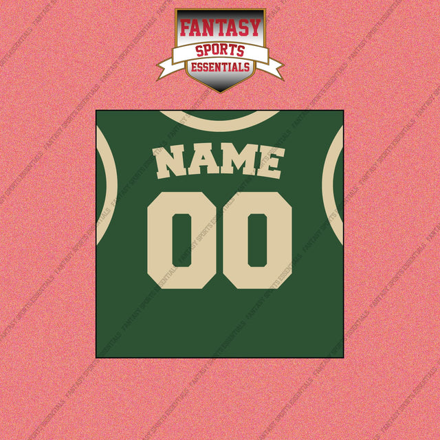 Milwaukee Bucks Personalized Current Home Jersey Wall Art Prints