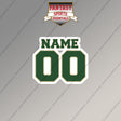 Milwaukee Bucks Personalized Current Name and Number Magnets