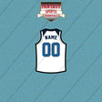 Minnesota Timberwolves Personalized Current Away Jersey Car Decals