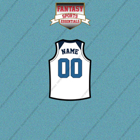 Minnesota Timberwolves Personalized Current Away Jersey Car Decals