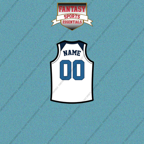 Minnesota Timberwolves Personalized Current Away Jersey Car Decals