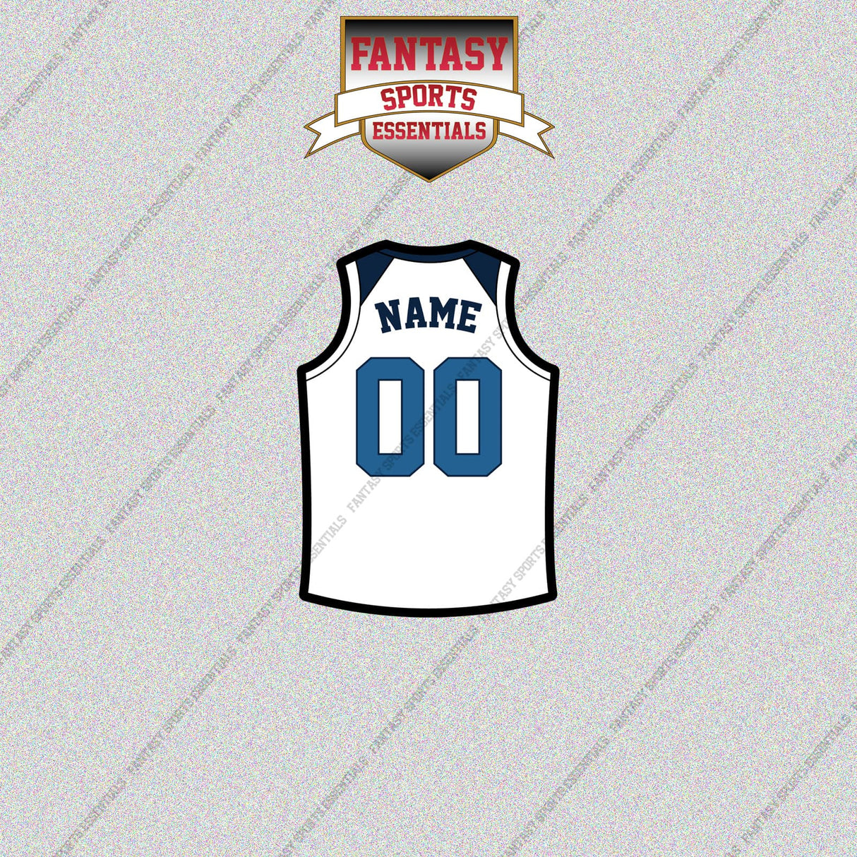 Minnesota Timberwolves Personalized Current Away Jersey Glossy Stickers