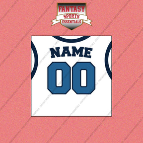 Minnesota Timberwolves Personalized Current Away Jersey Wall Art Prints
