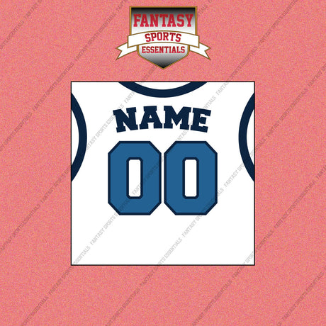 Minnesota Timberwolves Personalized Current Away Jersey Wall Art Prints