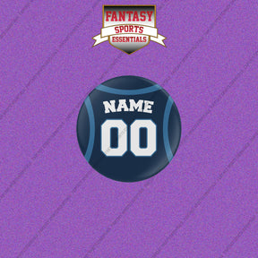 Minnesota Timberwolves Personalized Current Home Jersey Buttons