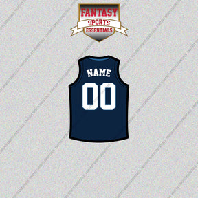 Minnesota Timberwolves Personalized Current Home Jersey Glossy Stickers