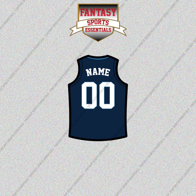Minnesota Timberwolves Personalized Current Home Jersey Glossy Stickers