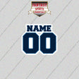 Minnesota Timberwolves Personalized Current Name and Number Glossy Stickers
