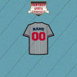 Minnesota Twins Personalized Current Away Jersey Car Decals
