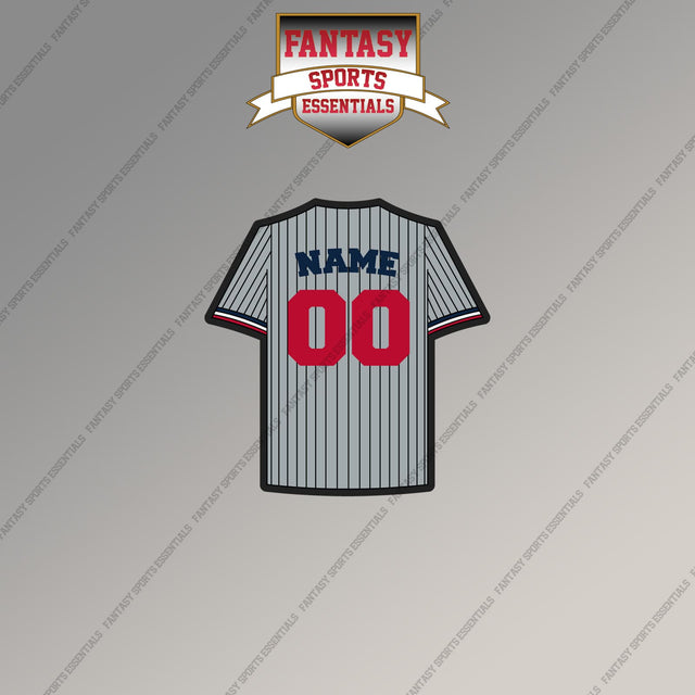 Minnesota Twins Personalized Current Away Jersey Magnets