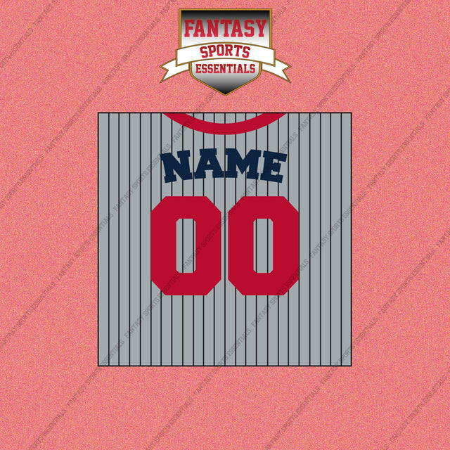 Minnesota Twins Personalized Current Away Jersey Wall Art Prints