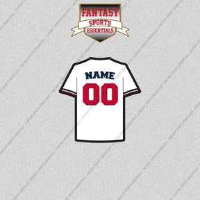 Minnesota Twins Personalized Current Home Jersey Glossy Stickers