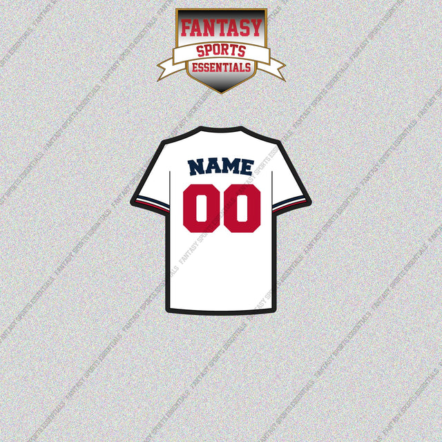 Minnesota Twins Personalized Current Home Jersey Glossy Stickers