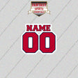 Minnesota Twins Personalized Current Name and Number Glossy Stickers