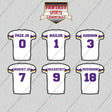 Minnesota Vikings 2025 Away Jersey Glossy Stickers (Choose Your Player) Page 1