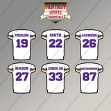 Minnesota Vikings 2025 Away Jersey Magnets (Choose Your Player) Page 2