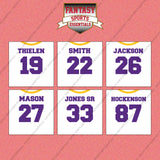 Minnesota Vikings 2025 Away Jersey Wall Art Prints (Choose Your Player) Page 2