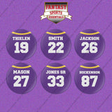 Minnesota Vikings 2025 Home Jersey Button Pins (Choose Your Player) Page 2