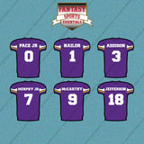 Minnesota Vikings 2025 Home Jersey Car Decals (Choose Your Player) Page 1