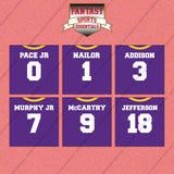 Minnesota Vikings 2025 Home Jersey Wall Art Prints (Choose Your Player) Page 1