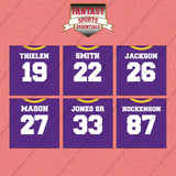 Minnesota Vikings 2025 Home Jersey Wall Art Prints (Choose Your Player) Page 2