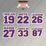Minnesota Vikings 2025 Name and Number Magnets (Choose Your Player) Page 2
