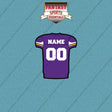 Minnesota Vikings Personalized Current Home Jersey Car Decals