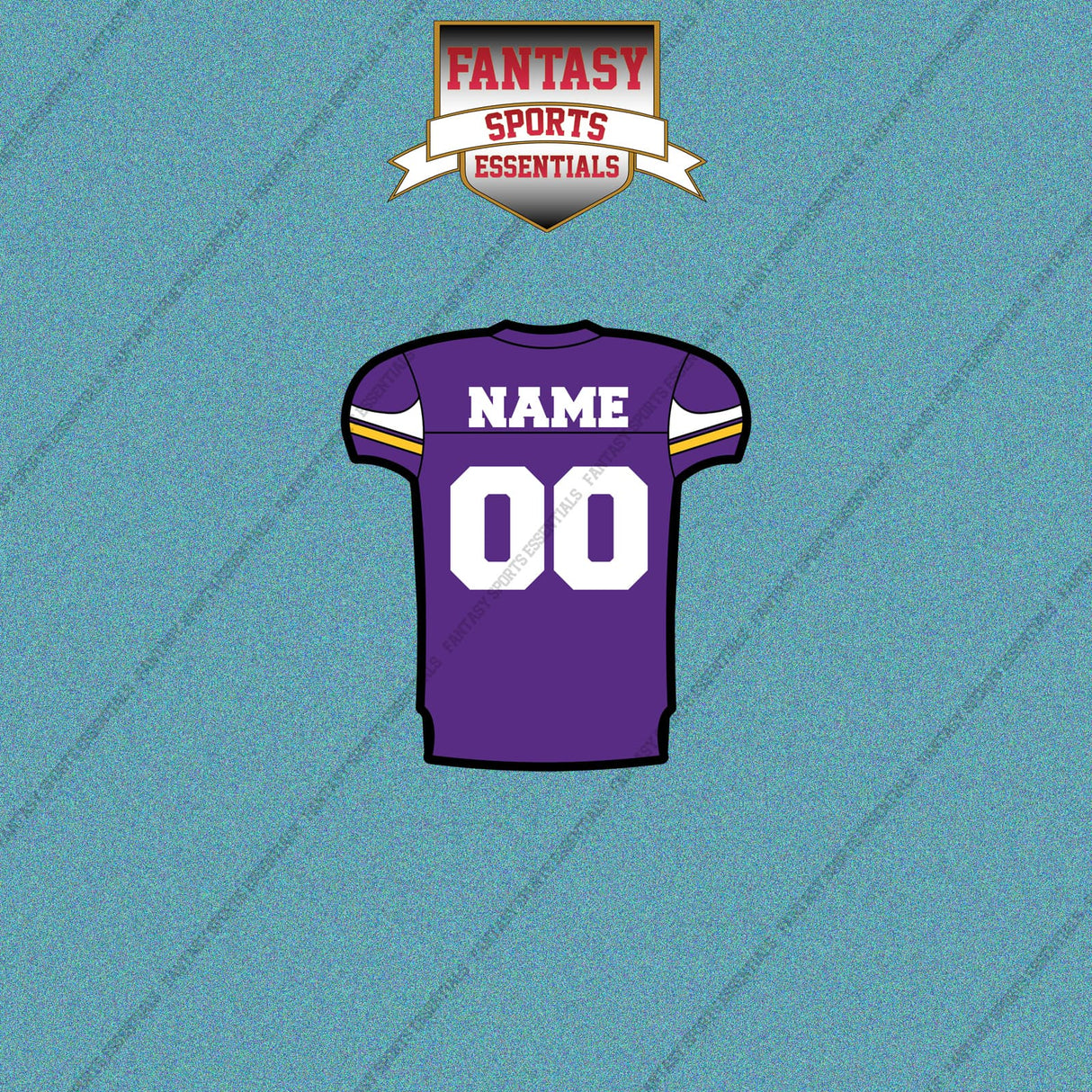 Minnesota Vikings Personalized Current Home Jersey Car Decals