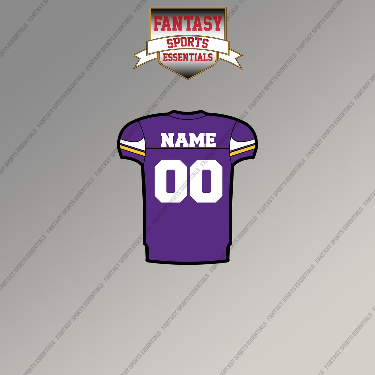 Minnesota Vikings Personalized Current Home Jersey Magnets