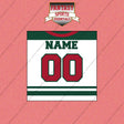Minnesota Wild Personalized Current Away Jersey Wall Art Prints