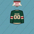 Minnesota Wild Personalized Current Home Jersey Car Decals