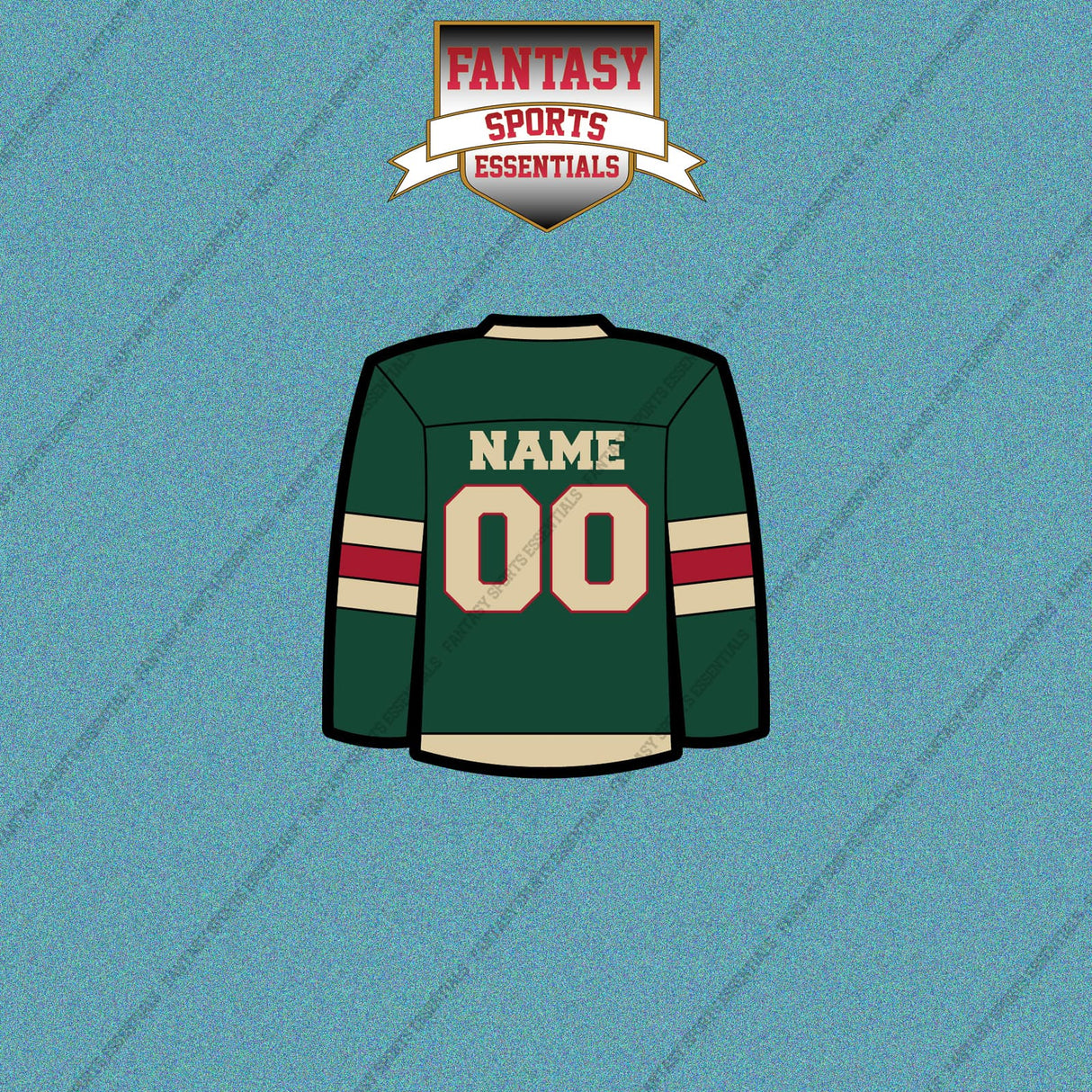 Minnesota Wild Personalized Current Home Jersey Car Decals