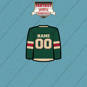 Minnesota Wild Personalized Current Home Jersey Car Decals