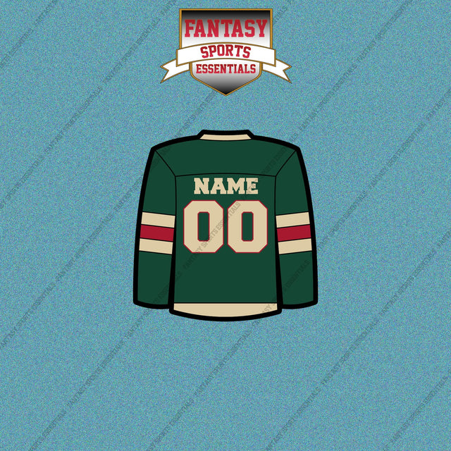 Minnesota Wild Personalized Current Home Jersey Car Decals
